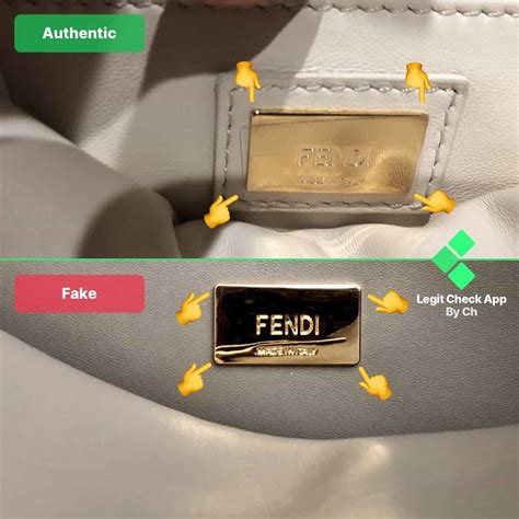 does fendi bag have writing on top|how to check your Fendi bag.